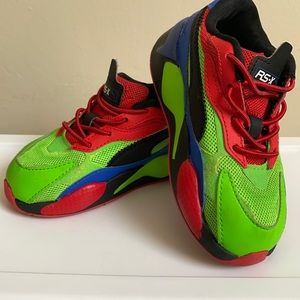 Kids Puma RS-X size 9c worn